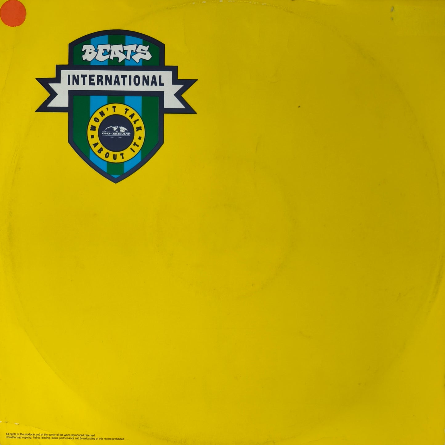 BEATS INTERNATIONAL - Won't Talk About It