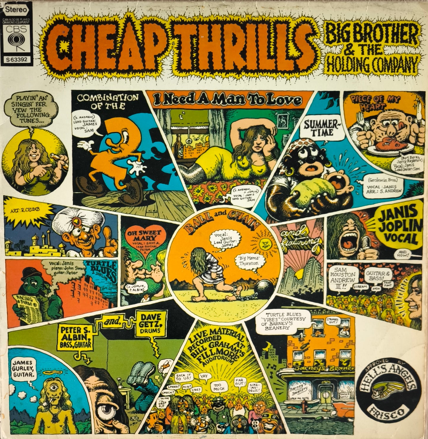 BIG BROTHER & THE HOLDING COMPANY - Cheap Thrills