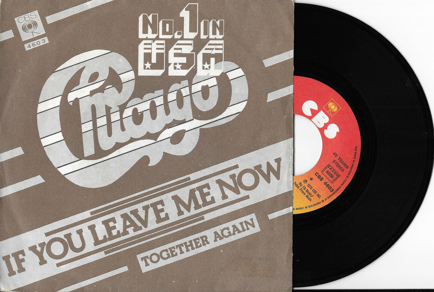 CHICAGO - If You Leave Me Now