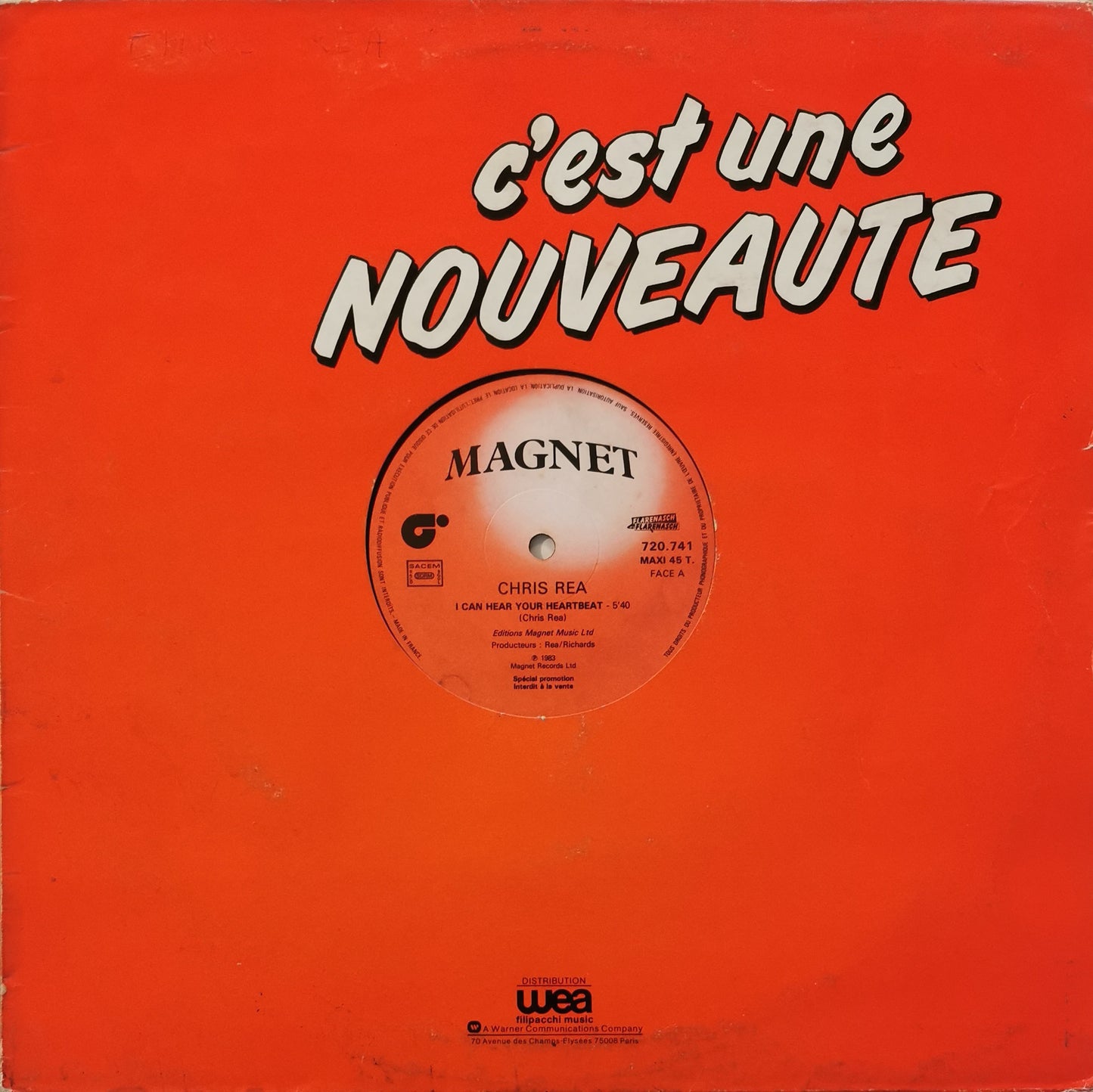 CHRIS REA - I Can Hear Your Heartbeat (Promo)