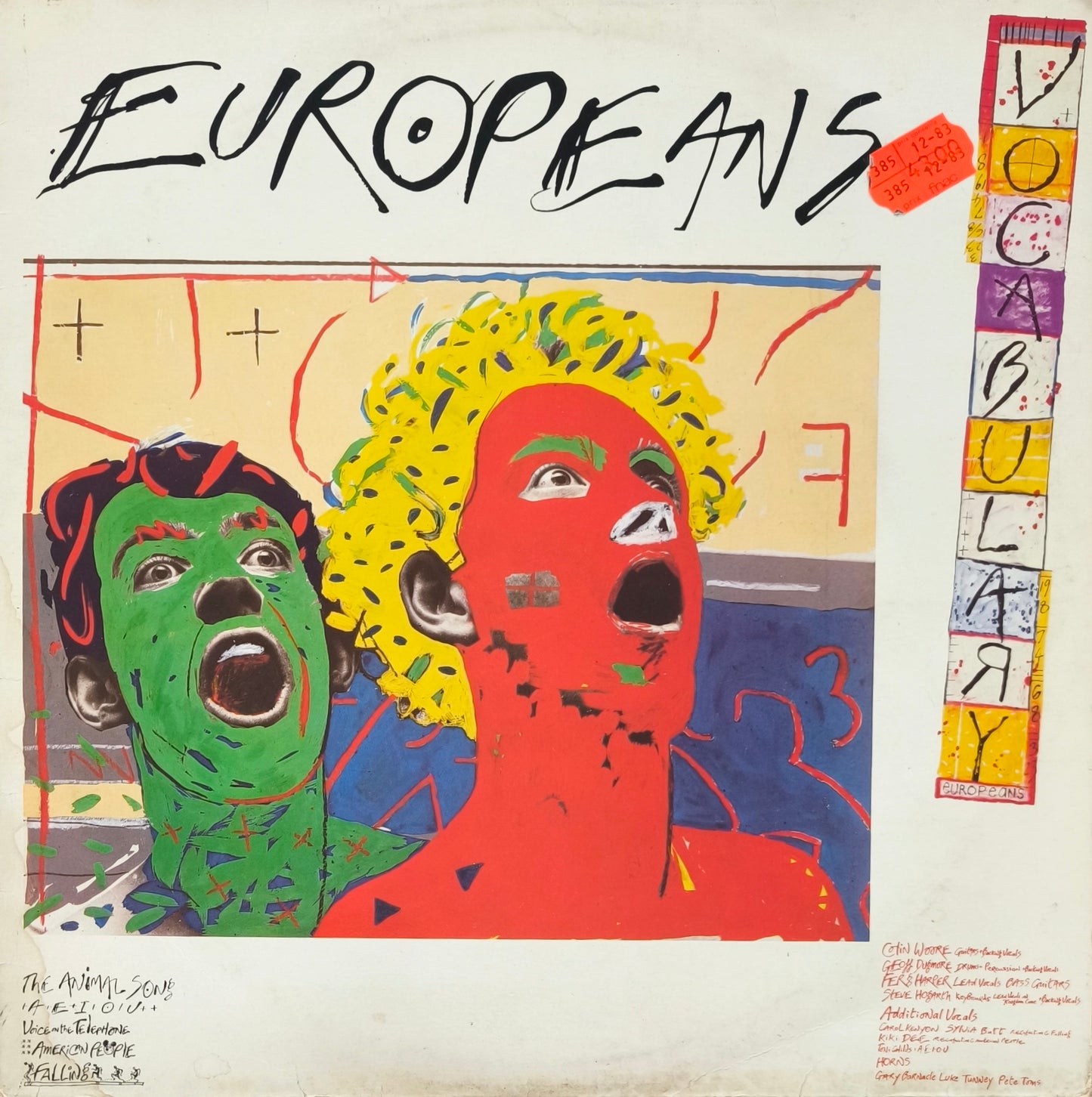 EUROPEANS - Vocabulary
