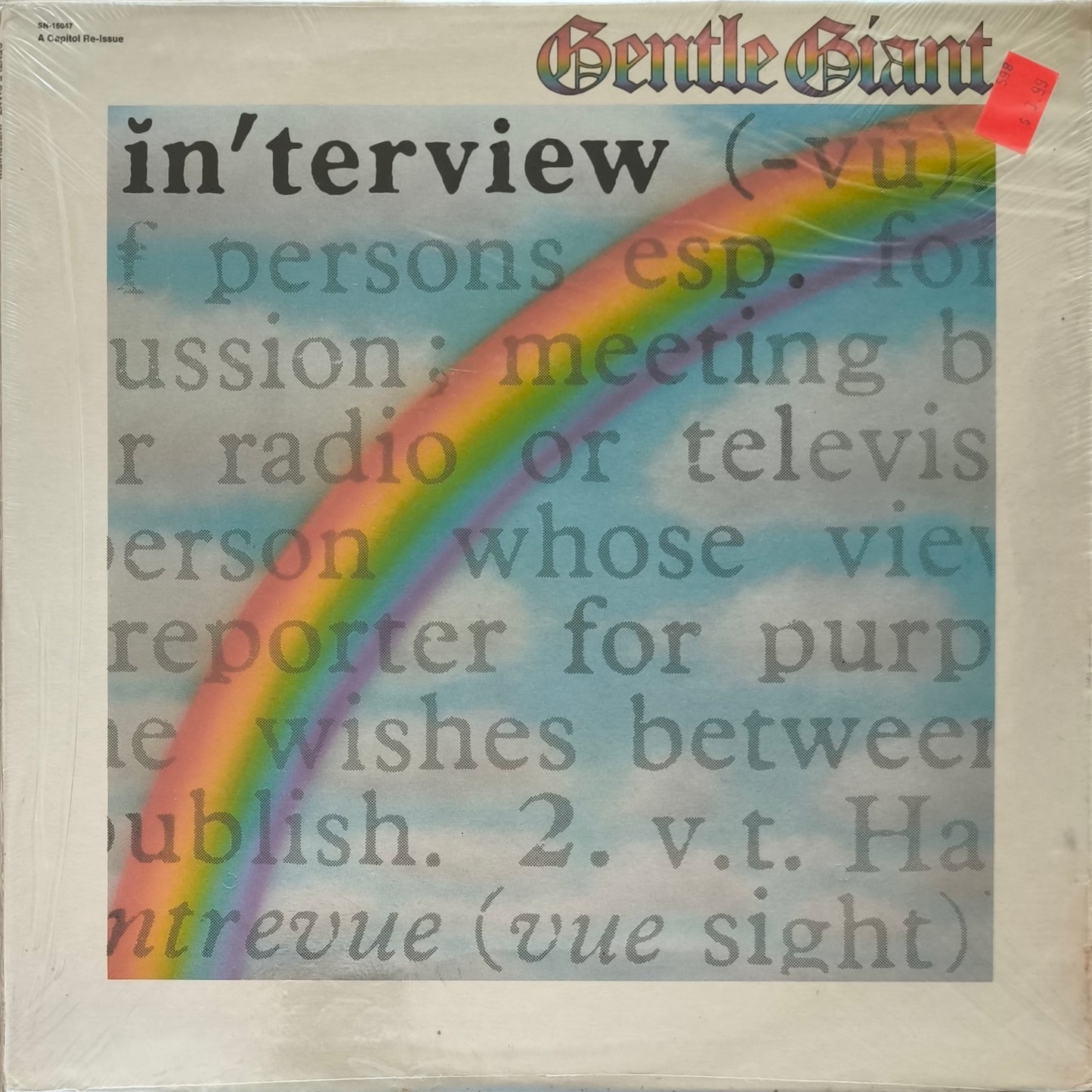 GENTLE GIANT - In'terview (Pressage US 1980) (Scellé, Neuf)