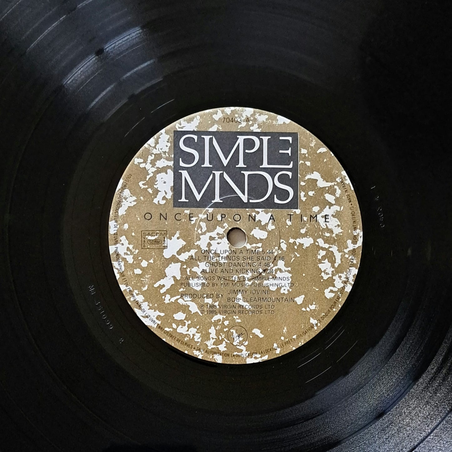 SIMPLE MINDS - Once Upon A Time