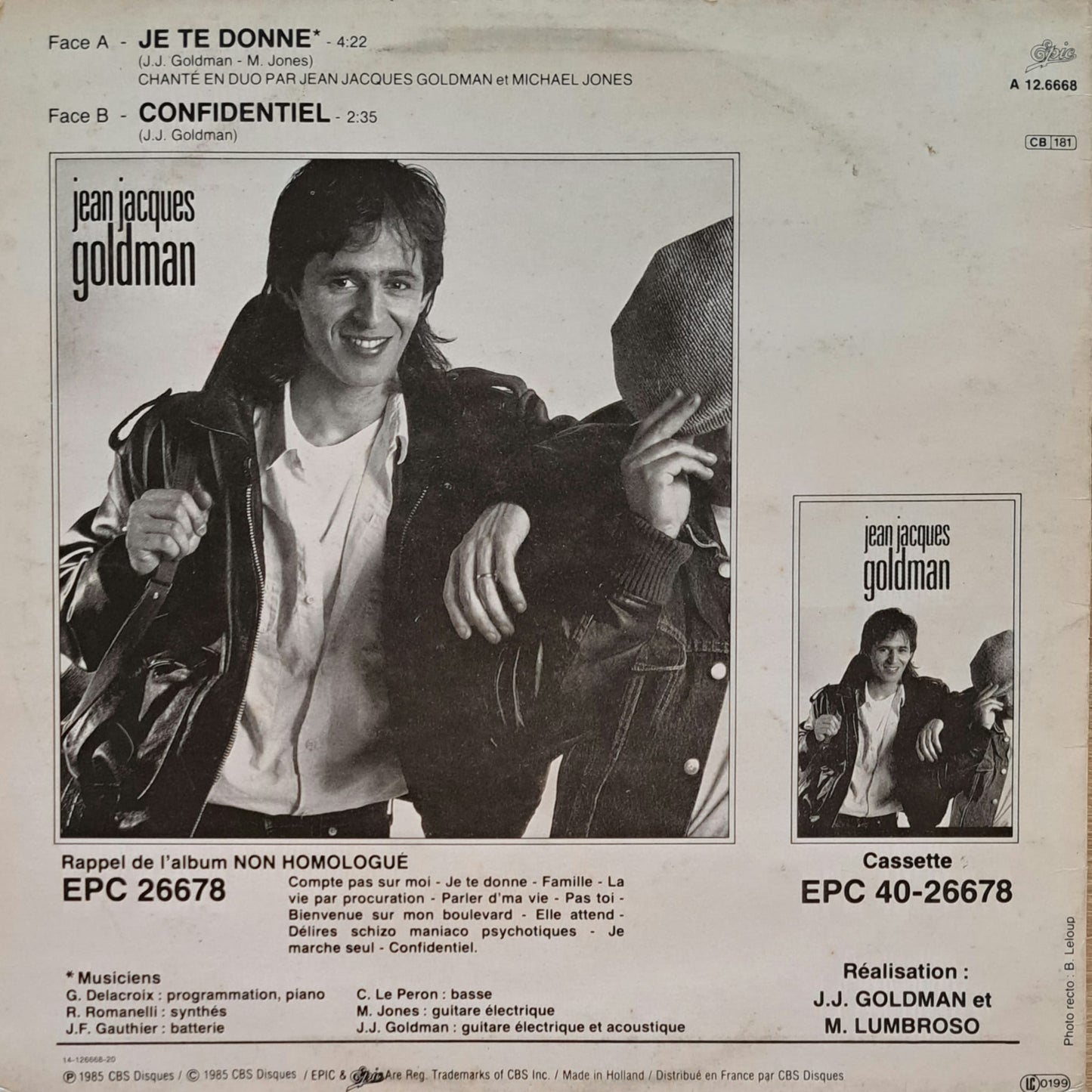 GOLDMAN / JONES - Je Te Donne