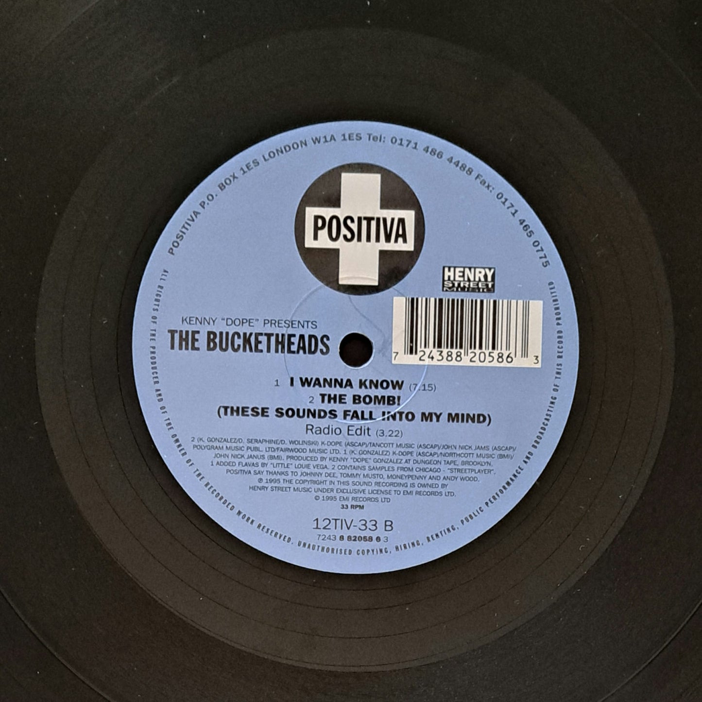 THE BUCKETHEADS - The Bomb! (These Sounds Fall Into My Mind)