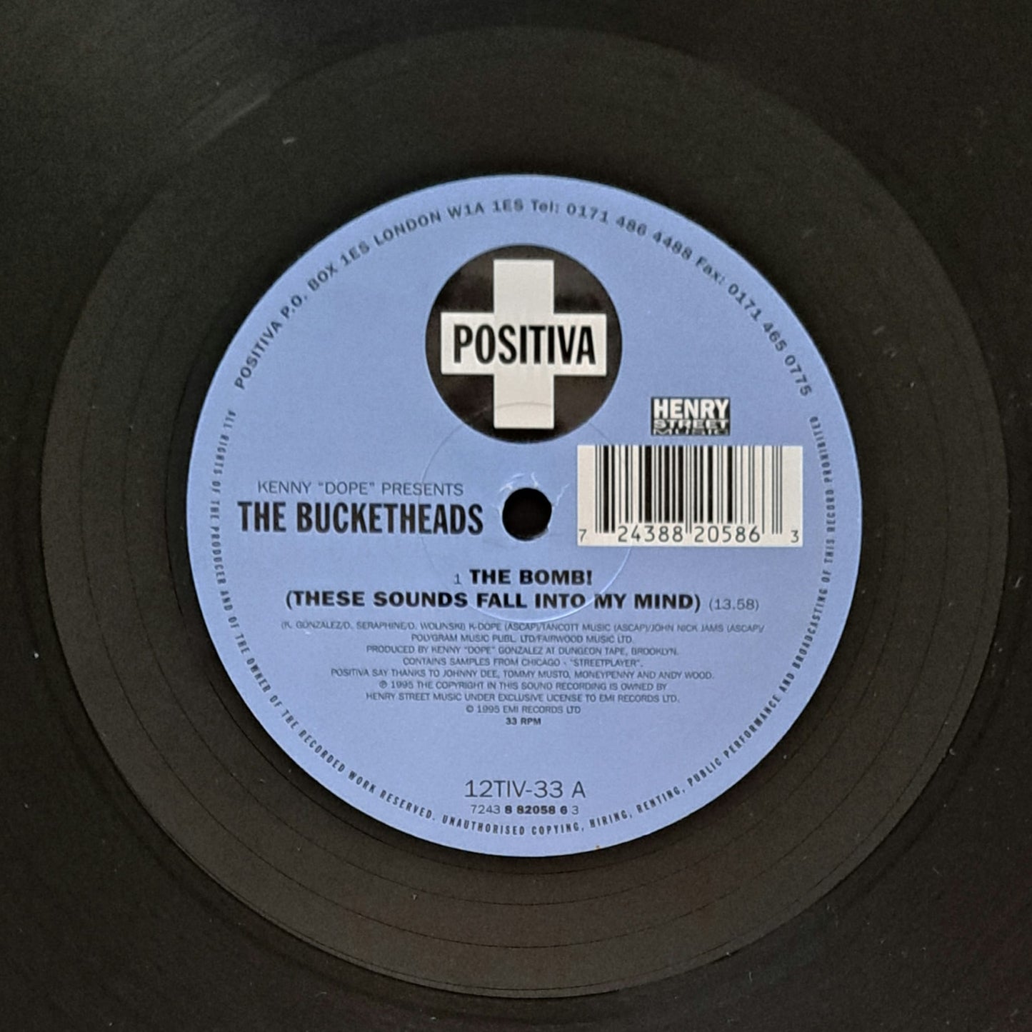 THE BUCKETHEADS - The Bomb! (These Sounds Fall Into My Mind)