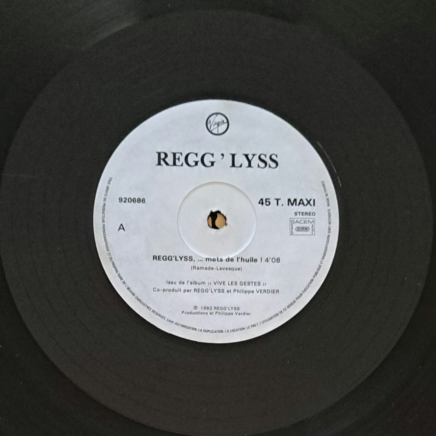 REGG'LYSS - Mets De L'Huile / Le Rocher