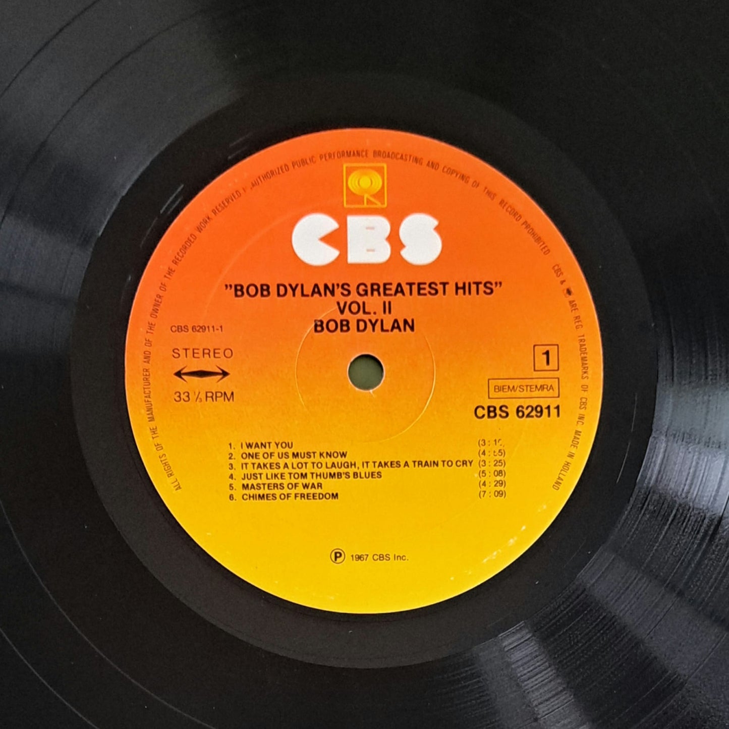 BOB DYLAN - Bob Dylan's Greatest Hits 2