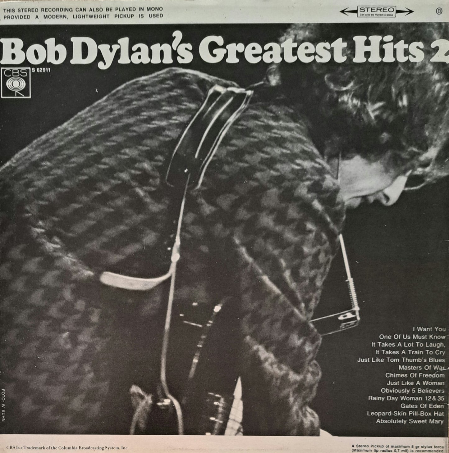 BOB DYLAN - Bob Dylan's Greatest Hits 2