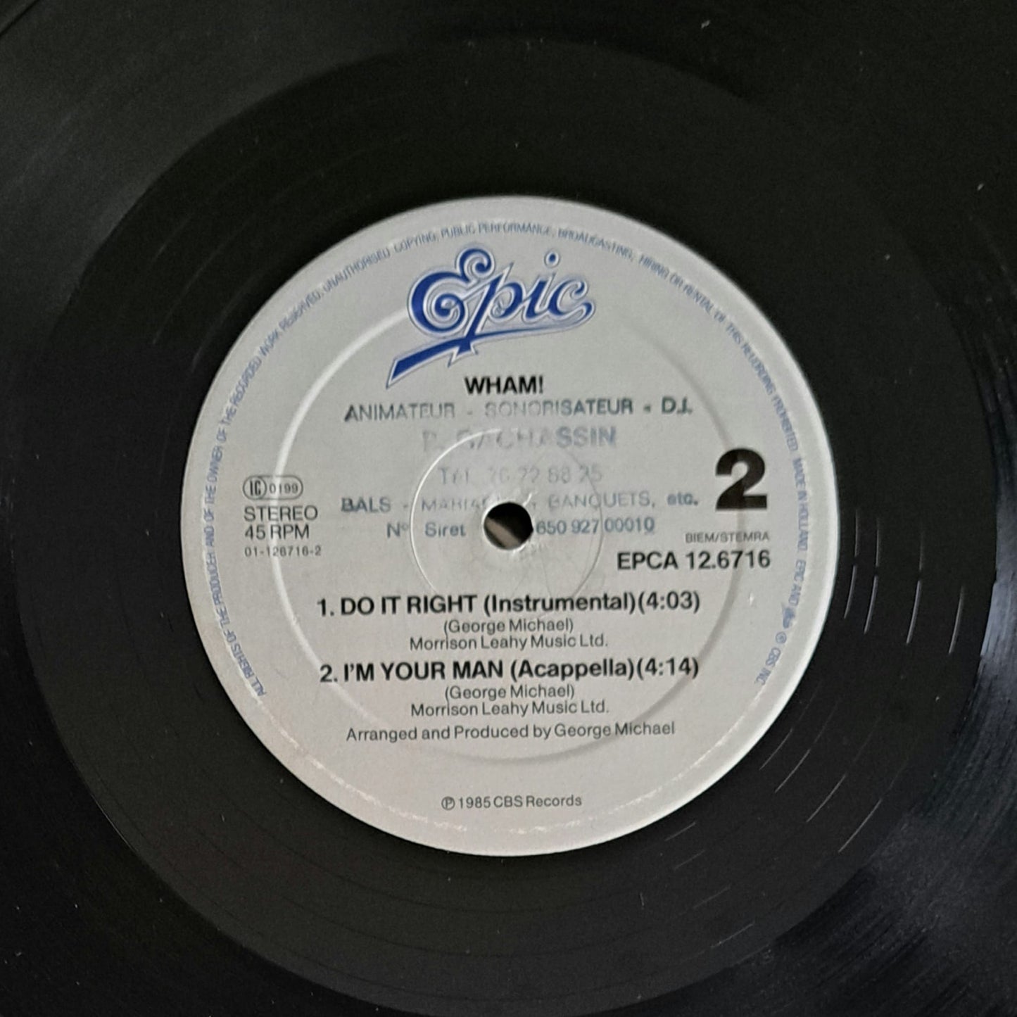 WHAM! - I'm Your Man