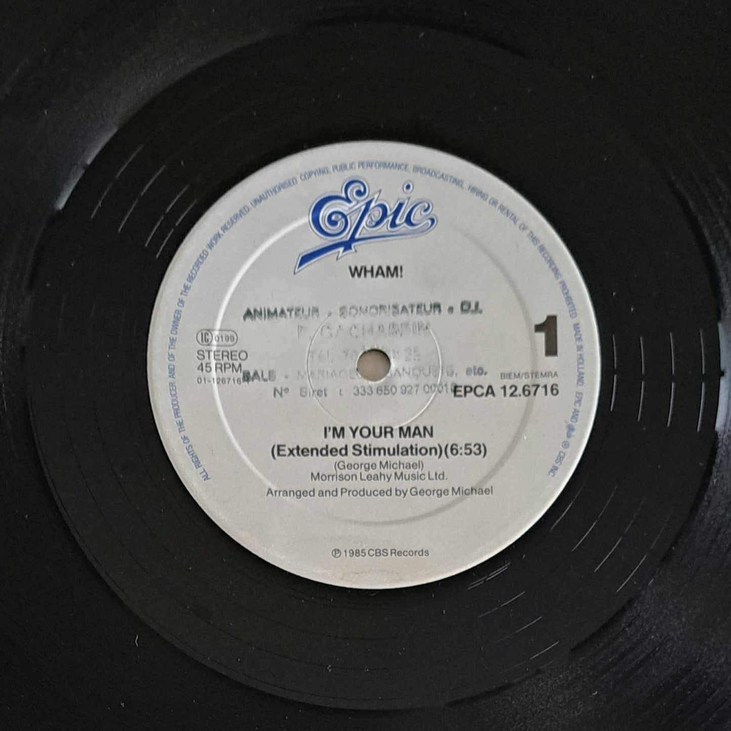 WHAM! - I'm Your Man