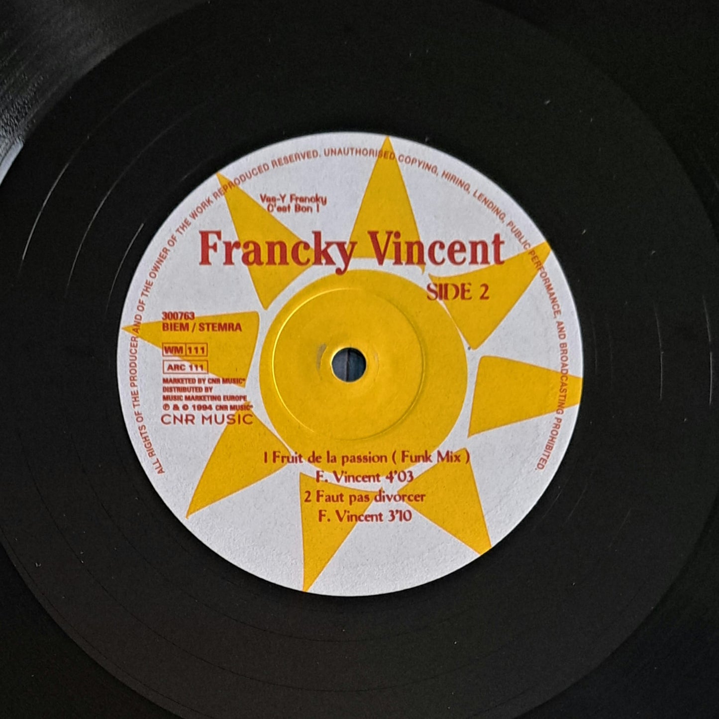 FRANCKY VINCENT - Fruit De La Passion