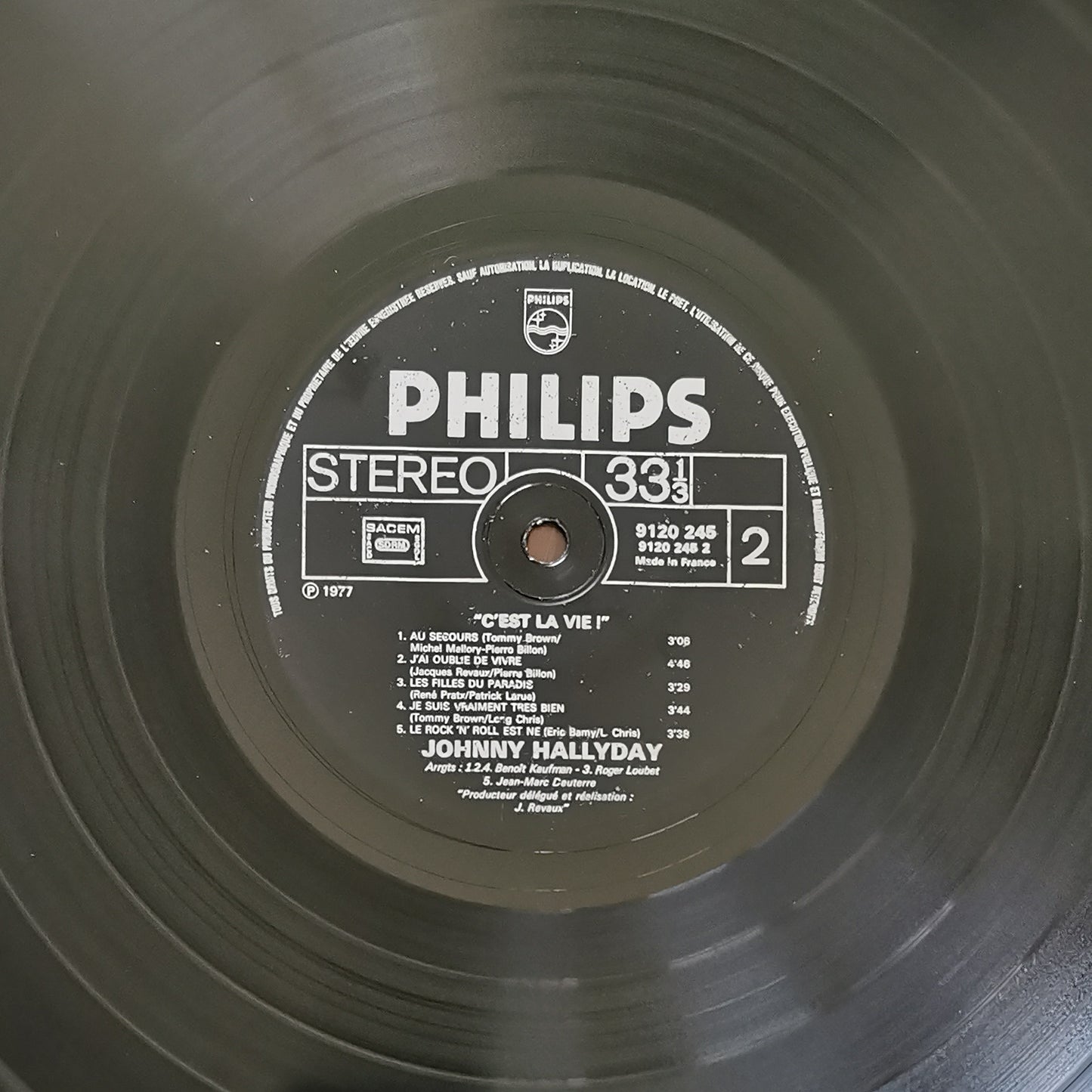 JOHNNY HALLYDAY - C'est la vie