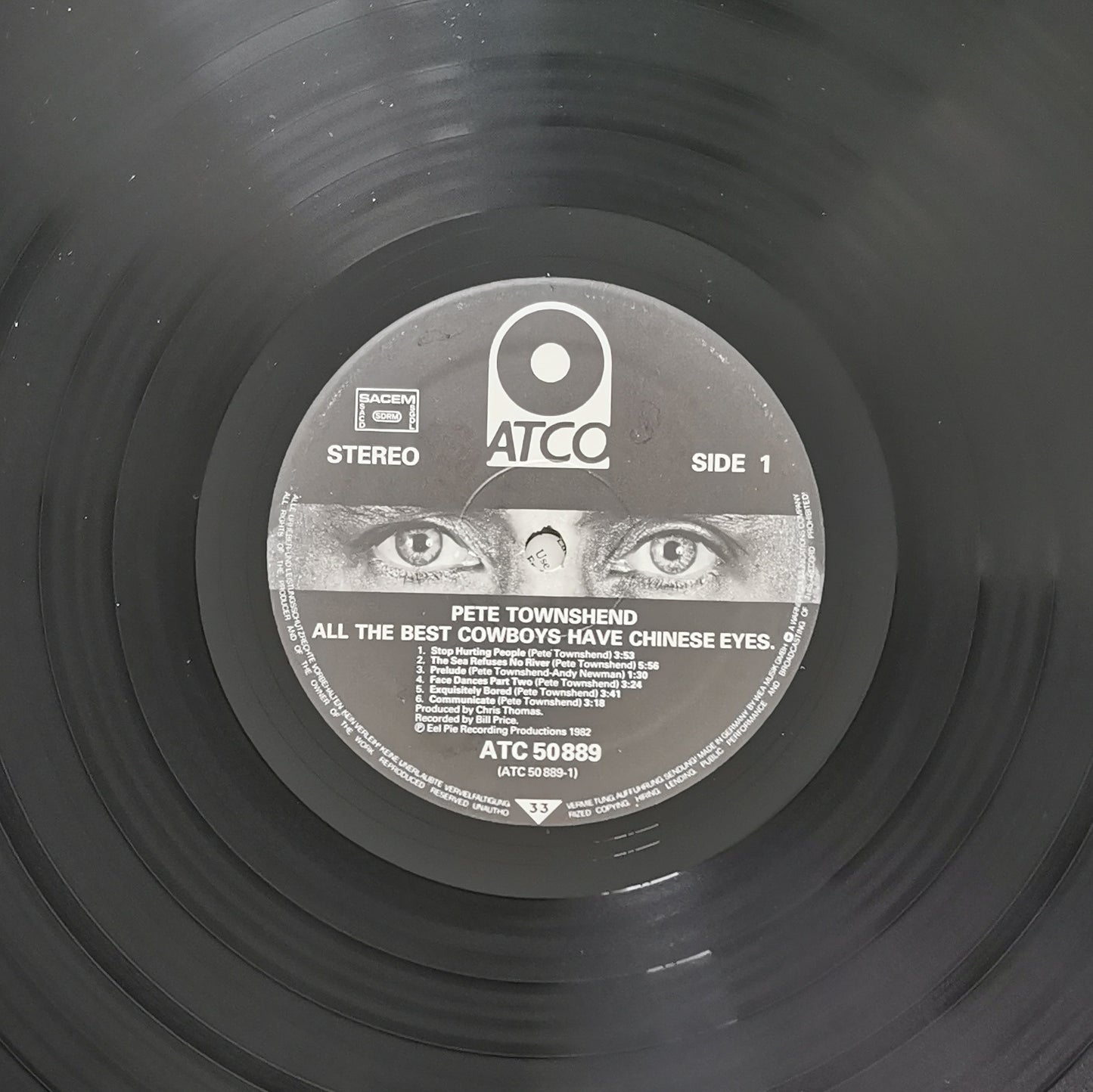 PETE TOWNSHEND - All The Best Cowboys Have Chinese Eyes