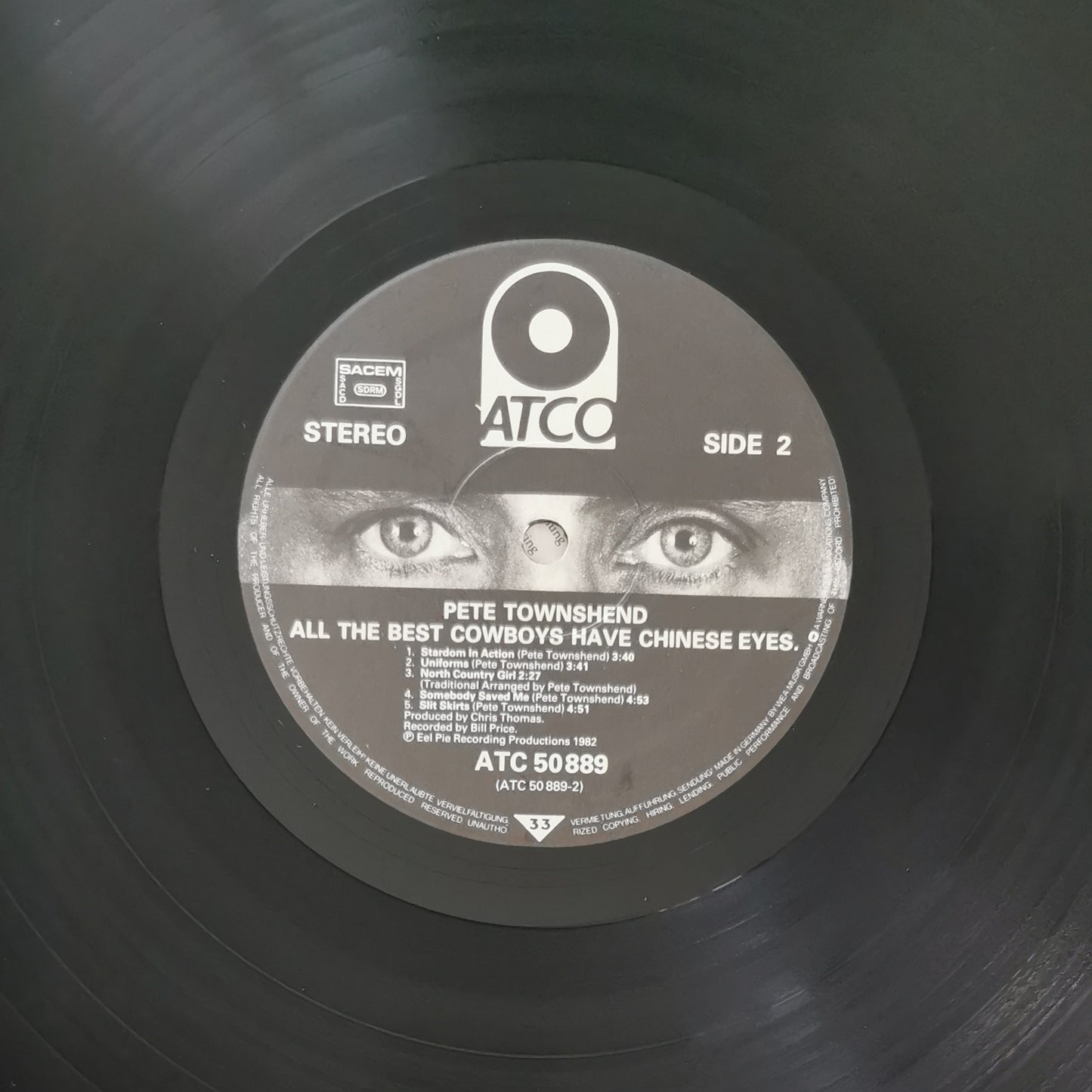 PETE TOWNSHEND - All The Best Cowboys Have Chinese Eyes