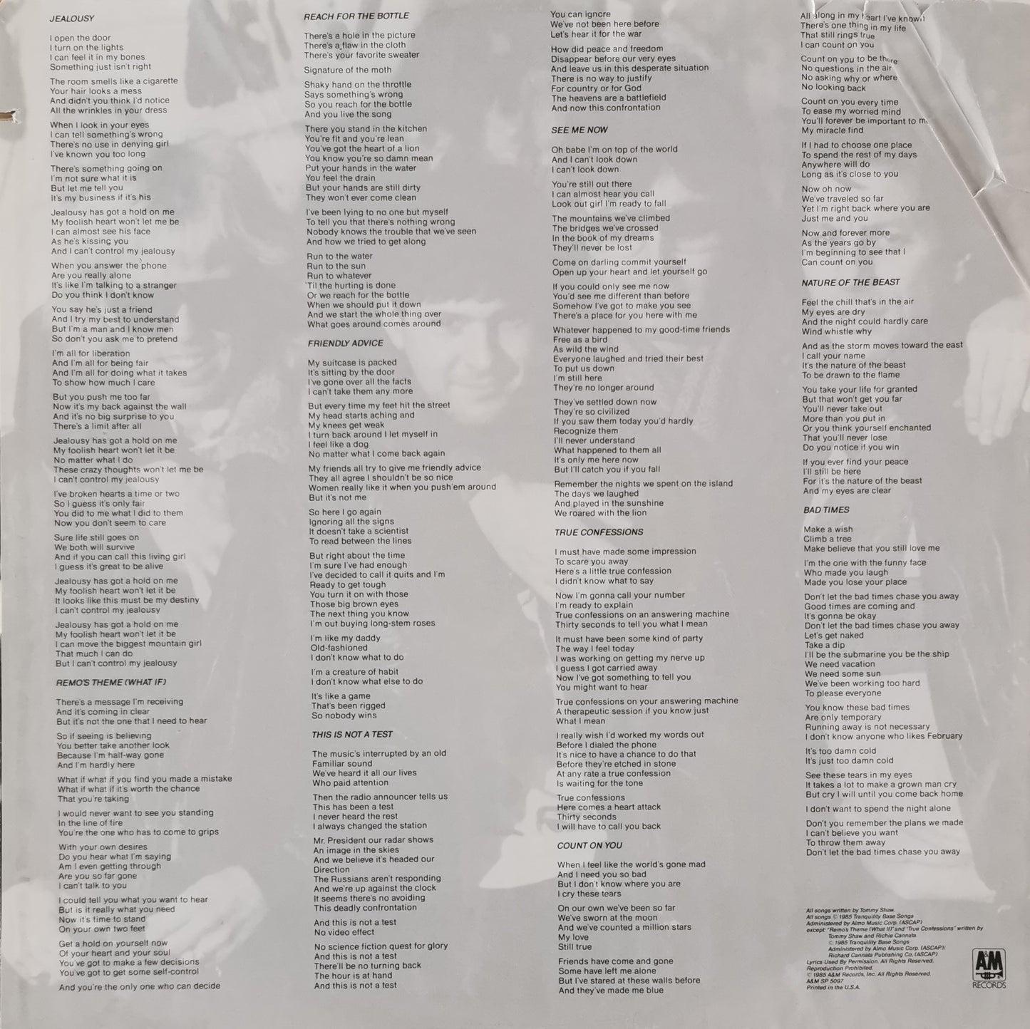TOMMY SHAW - What If