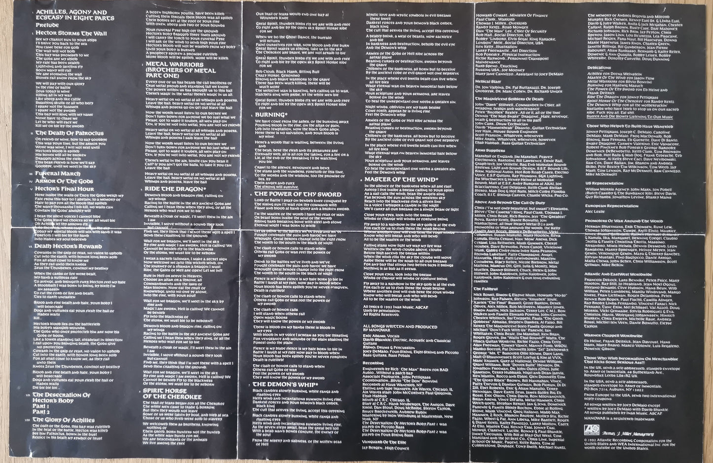 MANOWAR - The Triumph Of Steel