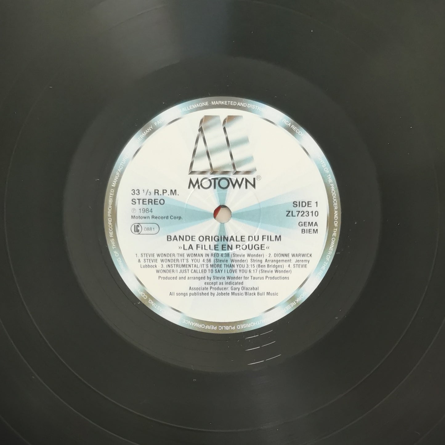 STEVIE WONDER - La Fille En Rouge (Bande Originale Du Film)