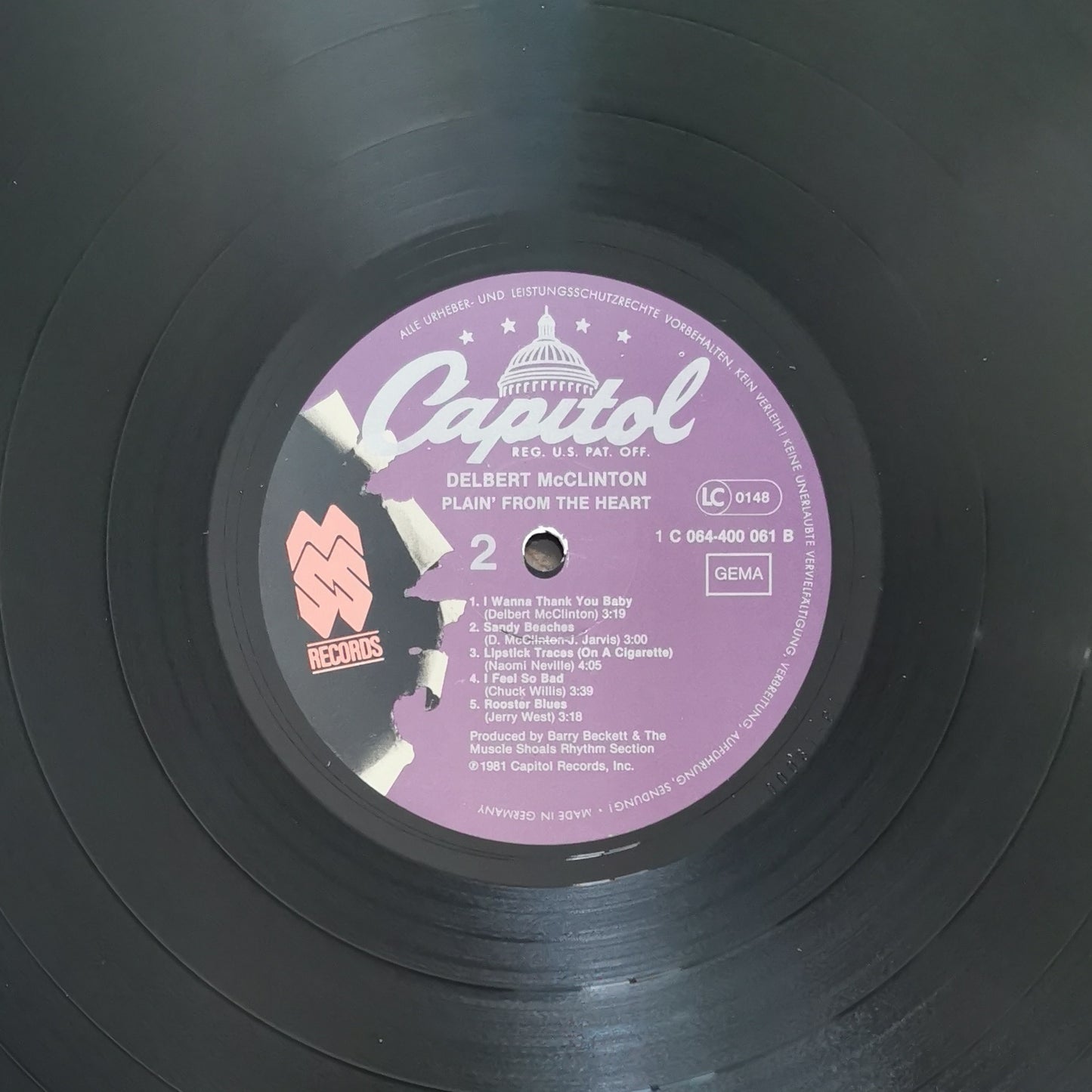DELBERT McCLINTON - Plain' From The Heart