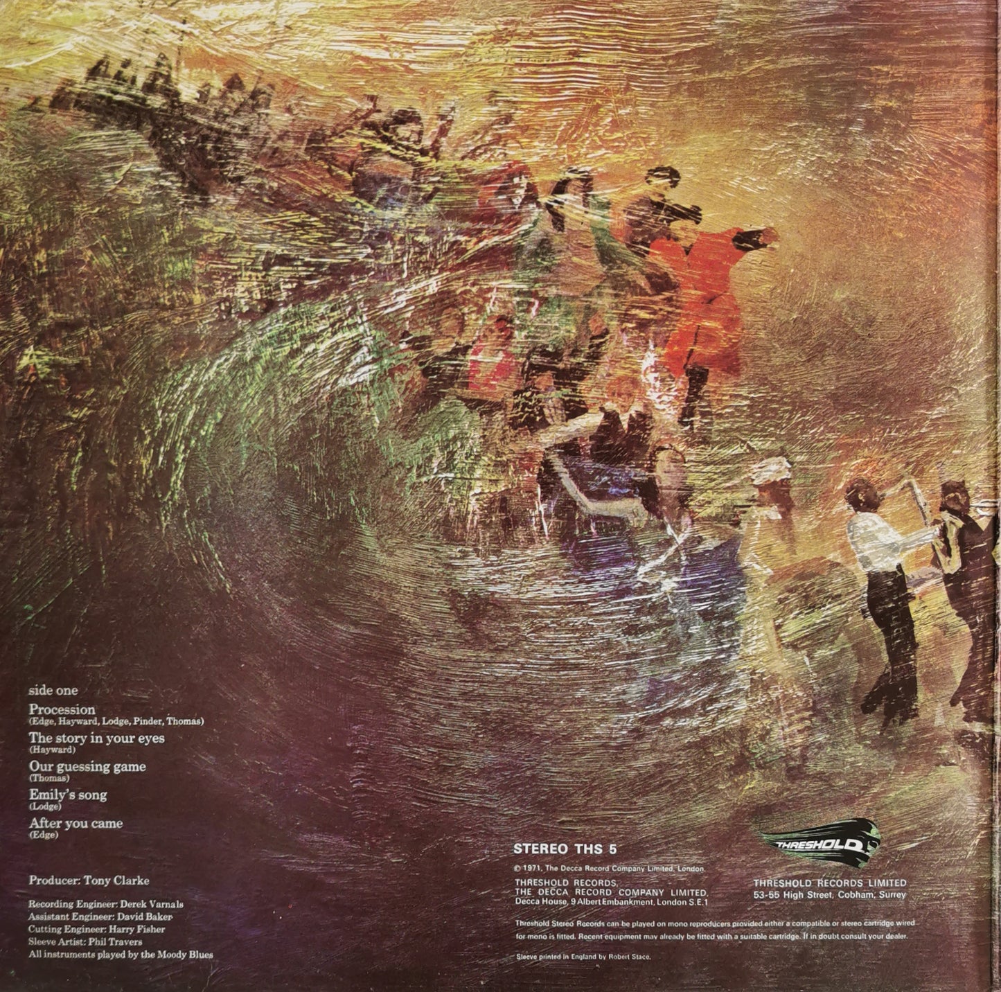 THE MOODY BLUES - Every Good Boy Deserves Favour (pressage UK)