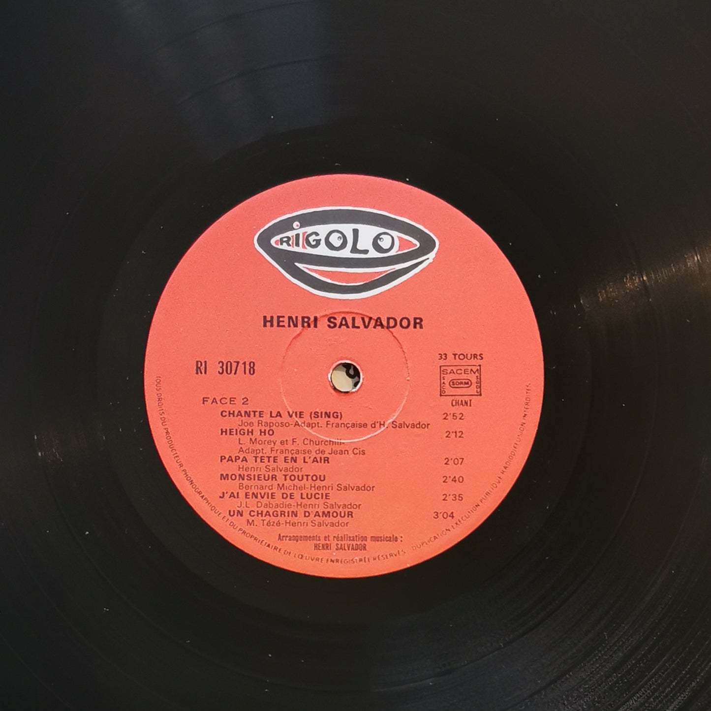 HENRI SALVADOR - Blanche Neige Et Les 7 Nains