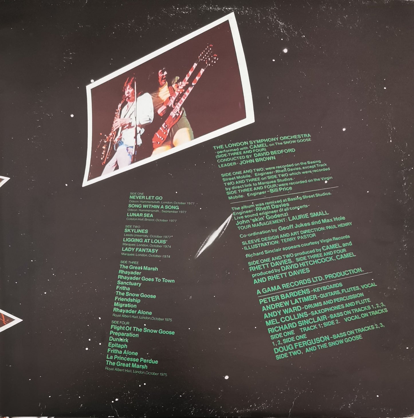 CAMEL - A Live Record