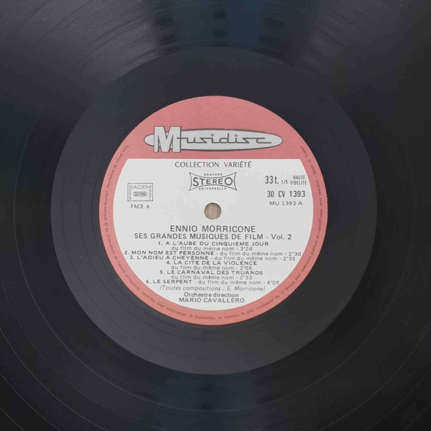 MARIO CAVALLERO AND HIS ORCHESTRA, ENNIO MORRICONE - Ses Grandes Musiques De Film Vol. 2