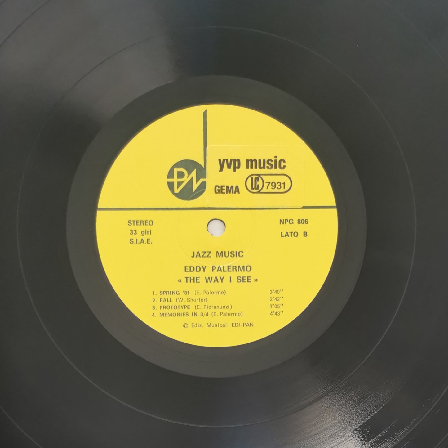 EDDY PALERMO - The Way I See