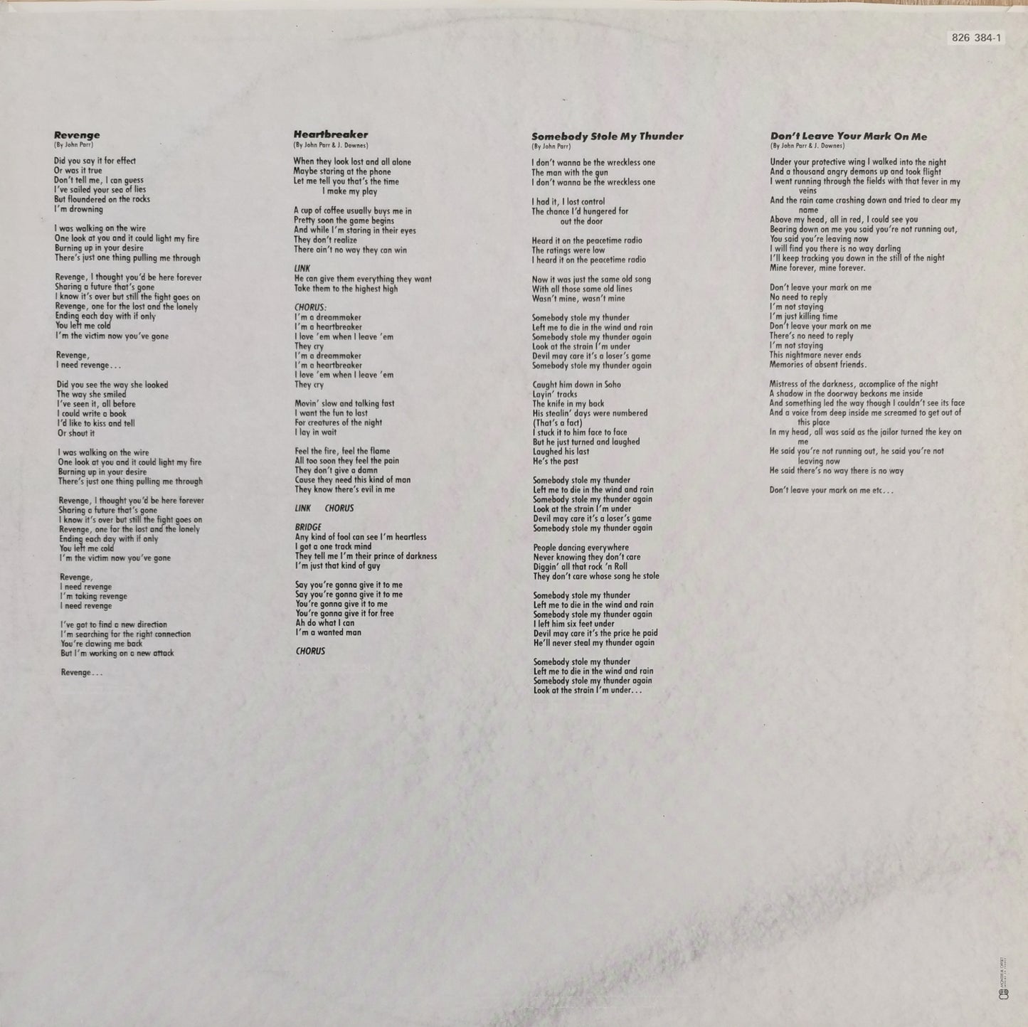 JOHN PARR - John Parr