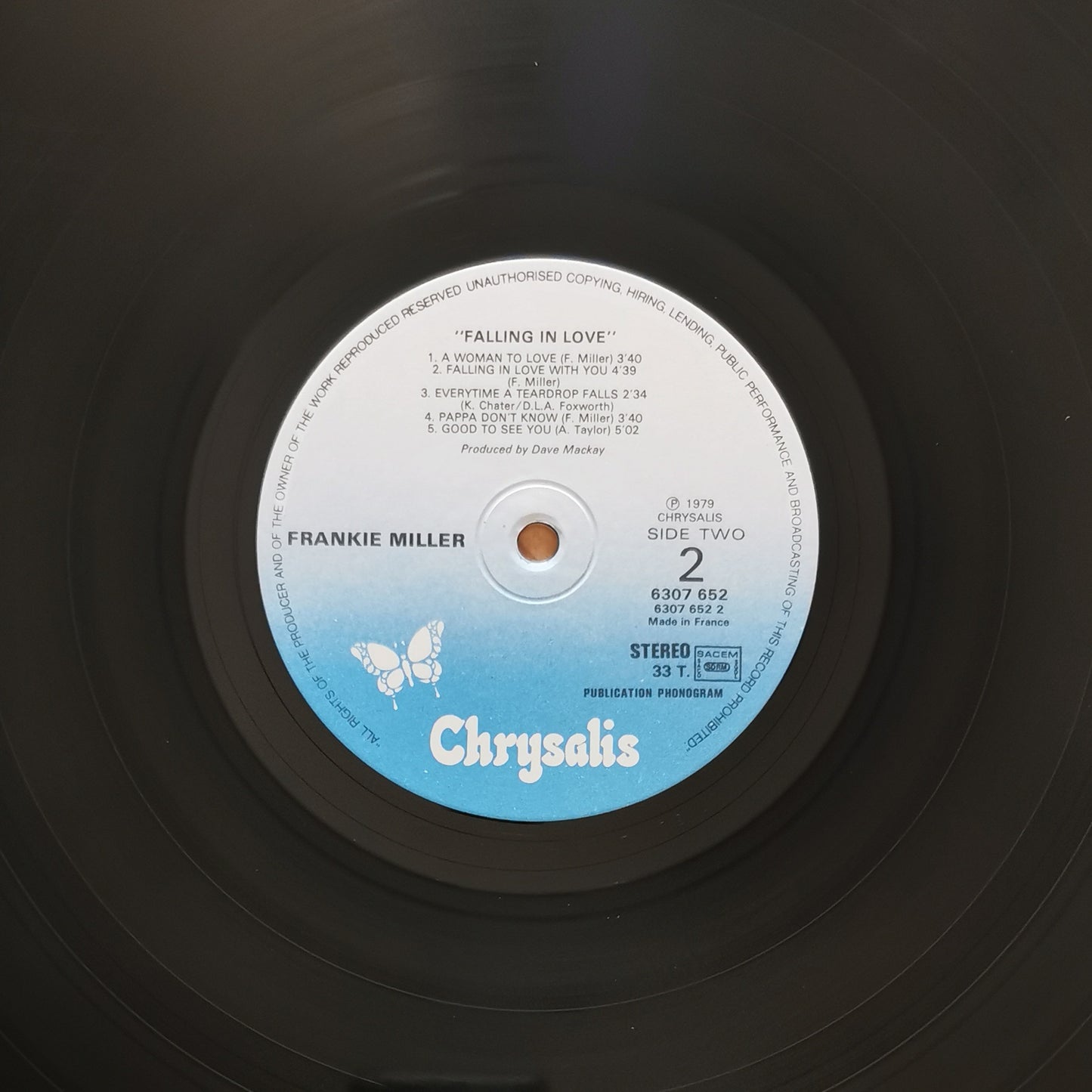 FRANKIE MILLER - Falling In Love