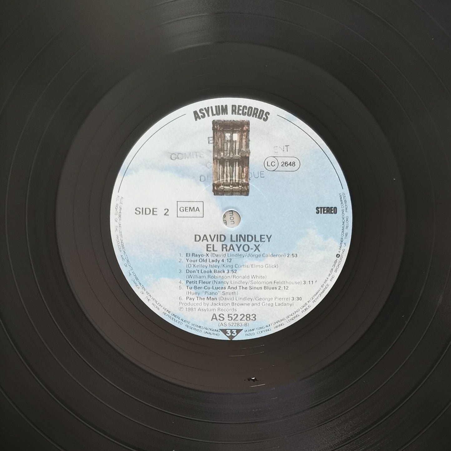 DAVID LINDLEY - El Rayo-X