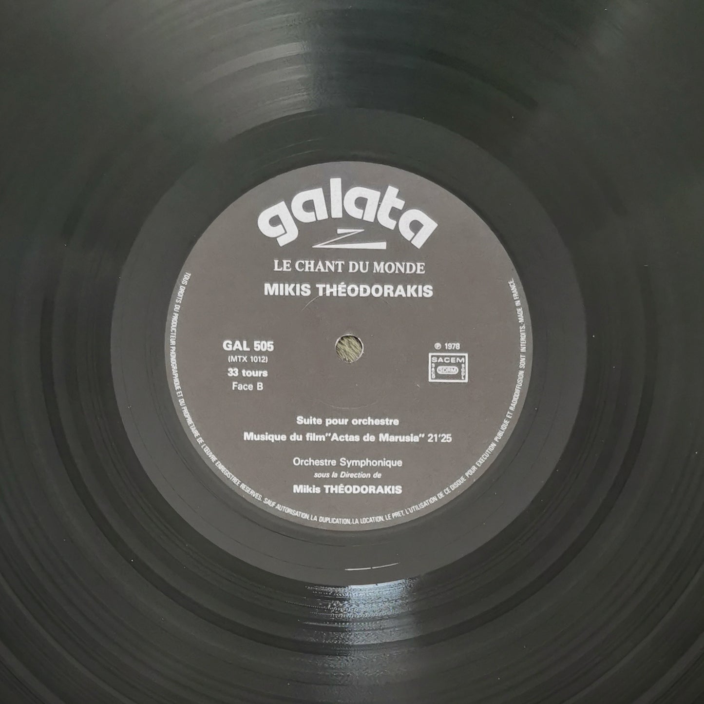 MIKIS THEODORAKIS - Le Soleil Et Le Temps = Sun And Time