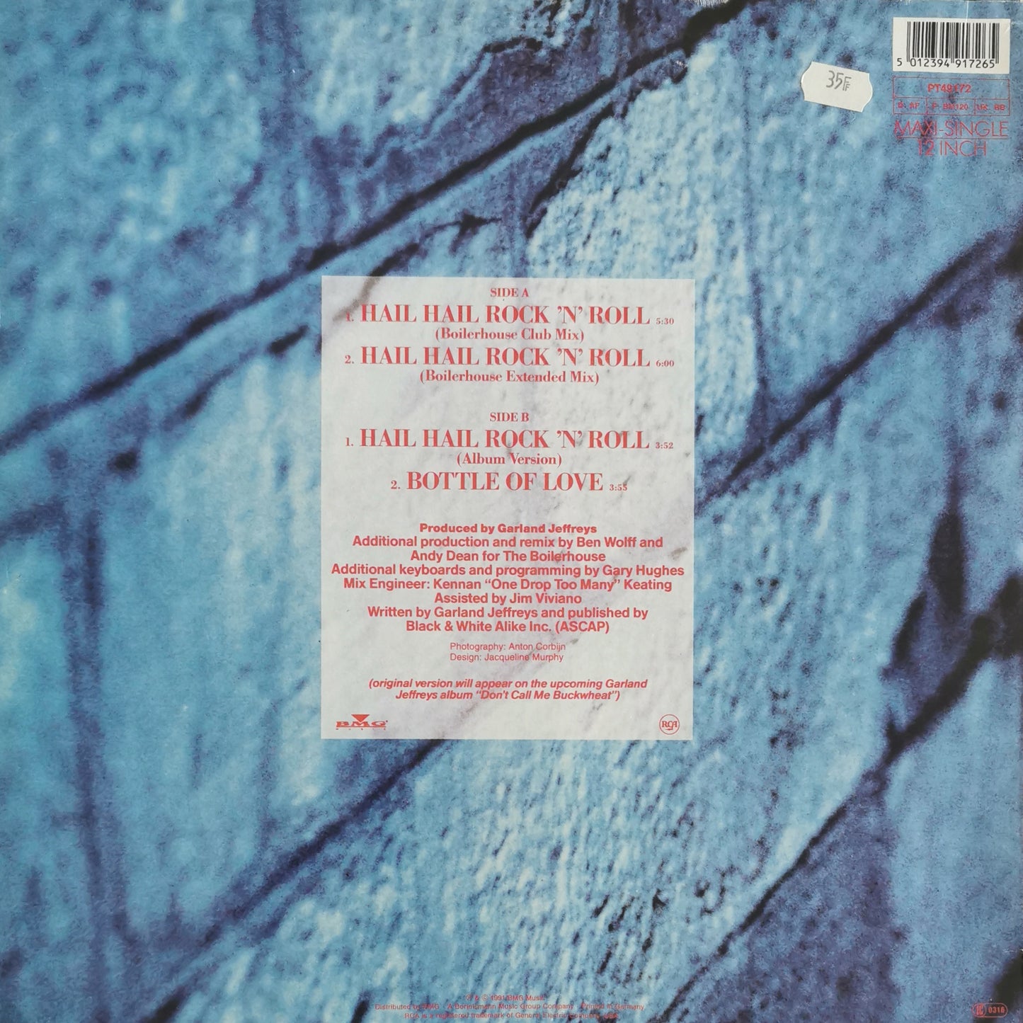 GARLAND JEFFREYS - Hail Hail Rock 'N' Roll