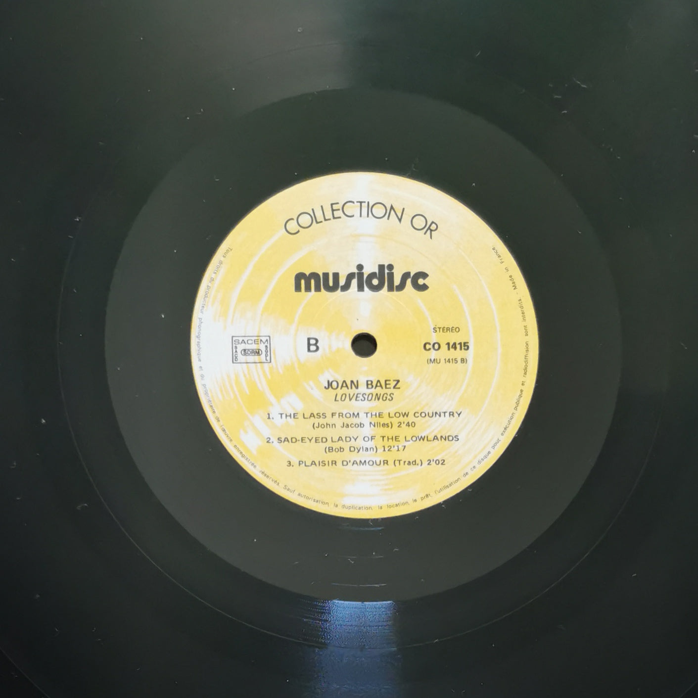 JOAN BAEZ - Love Songs