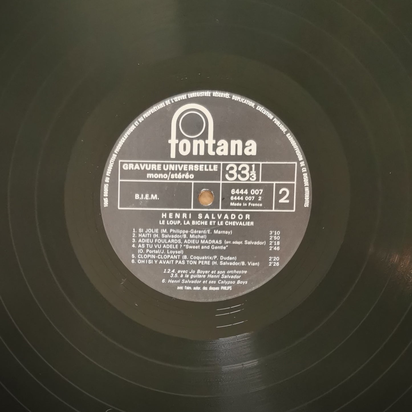 HENRI SALVADOR - Le Loup, La Biche, Et Le Chevalier