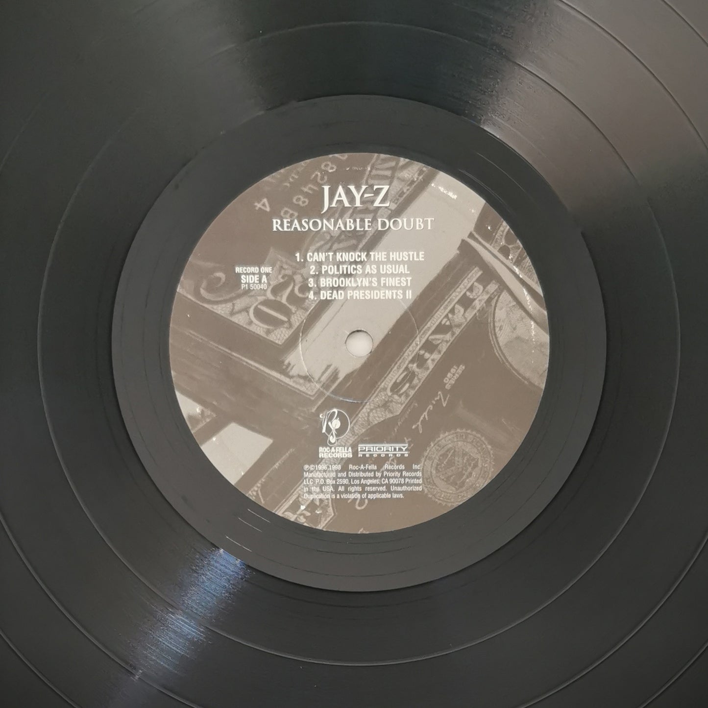 JAY Z - Reasonable Doubt (pressage US 1998)