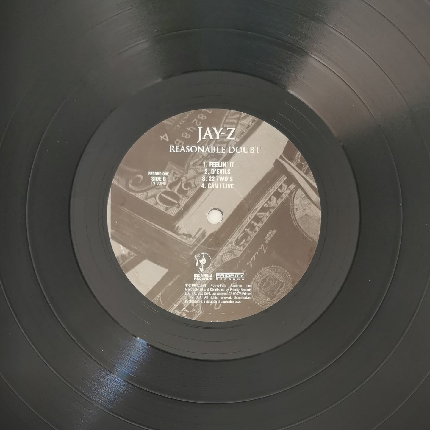 JAY Z - Reasonable Doubt (pressage US 1998)