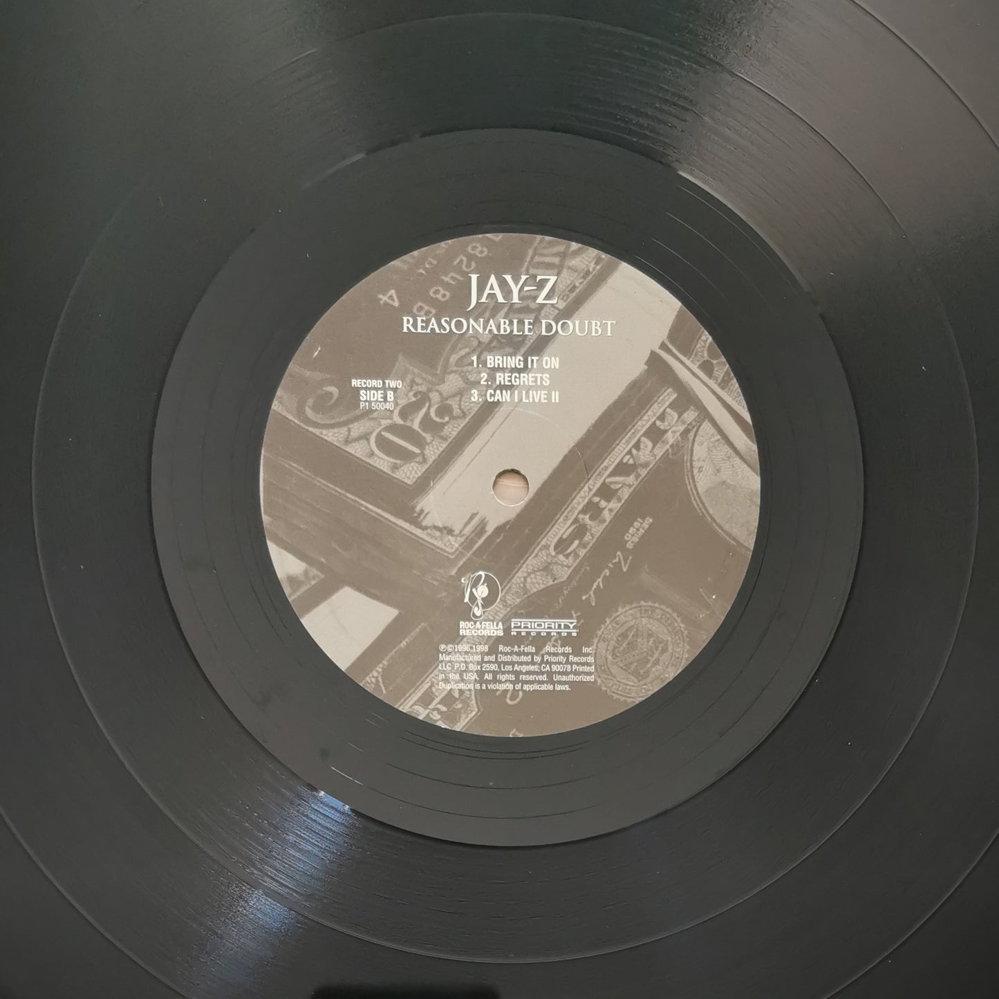 JAY Z - Reasonable Doubt (pressage US 1998)