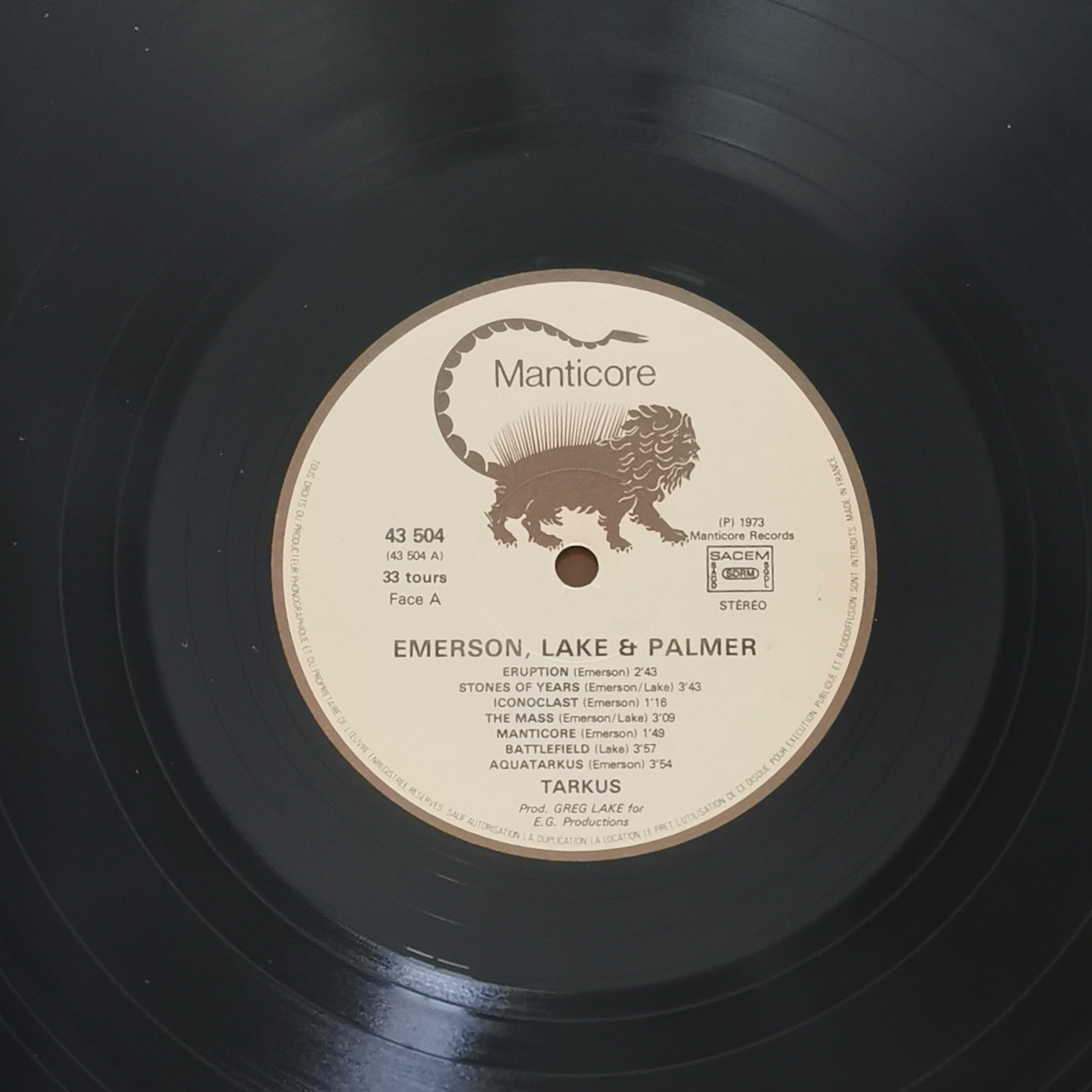EMERSON, LAKE, & PALMER - Tarkus