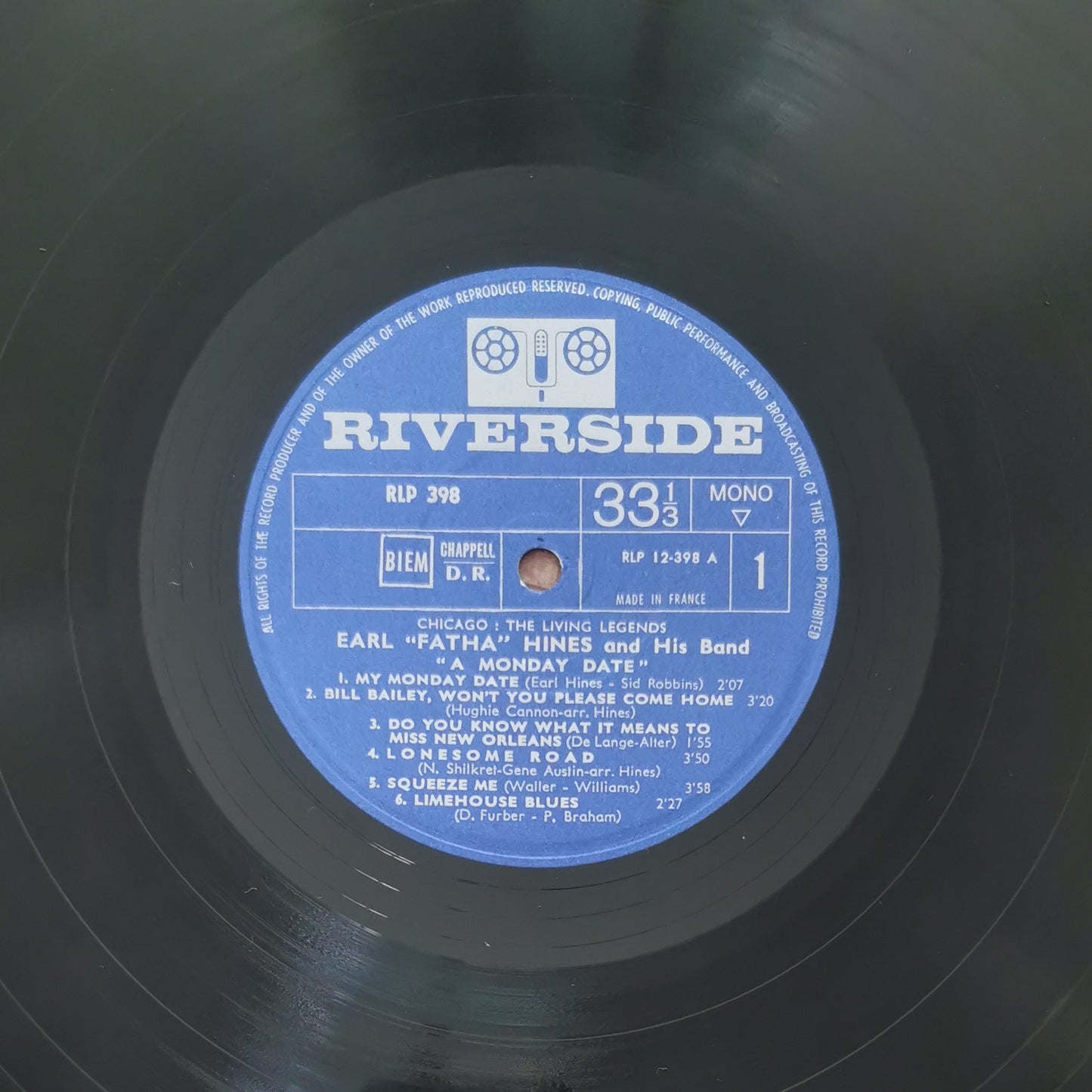 EARL "FATHA" HINES AND HIS BAND - A Monday Date