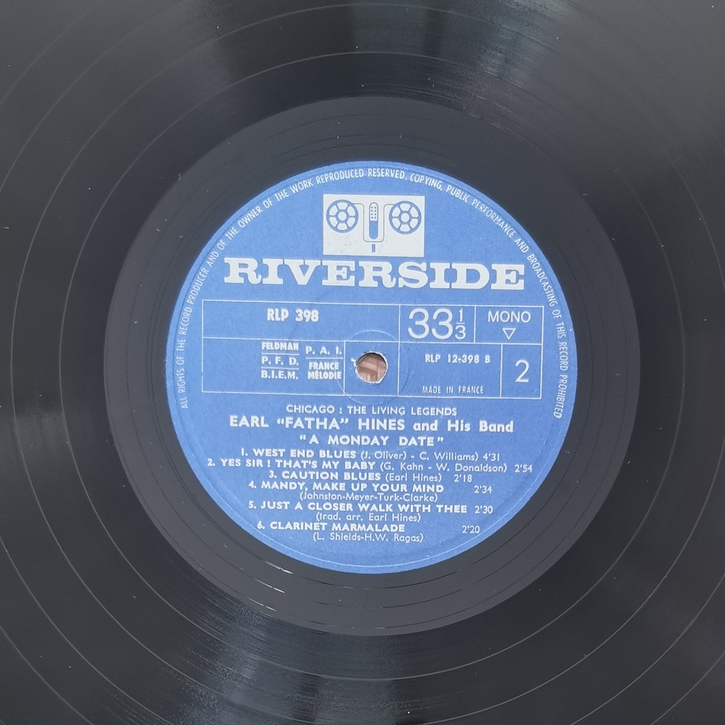 EARL "FATHA" HINES AND HIS BAND - A Monday Date