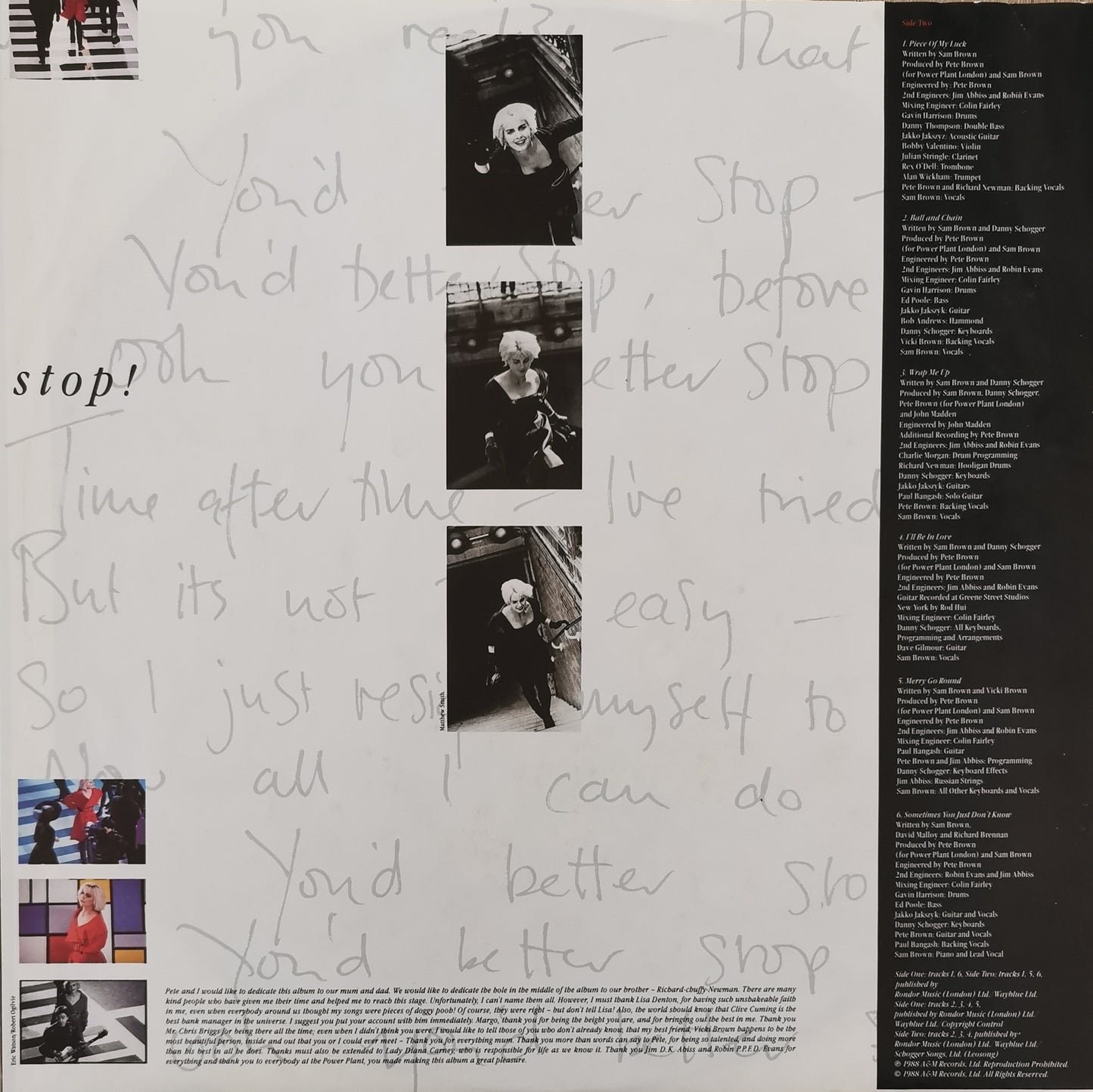 SAM BROWN - Stop !