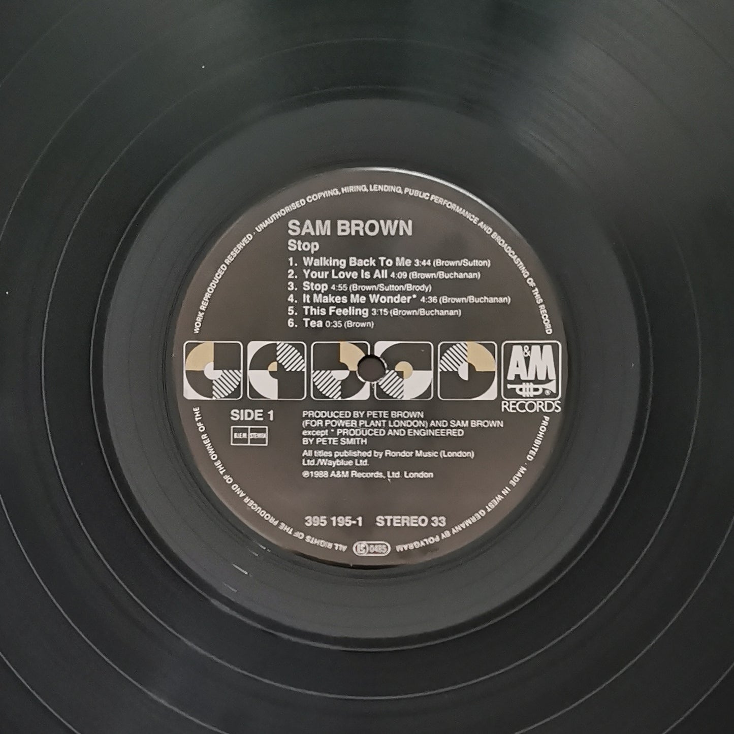 SAM BROWN - Stop !