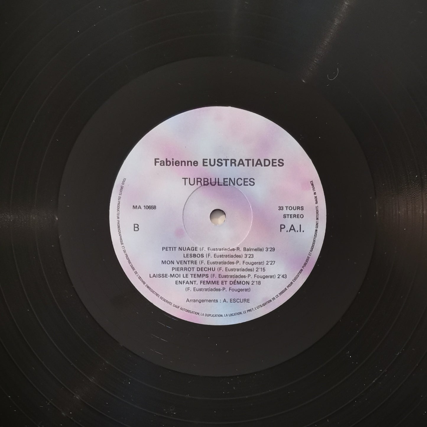 FABIENNE EUSTRATIADES - Turbulences