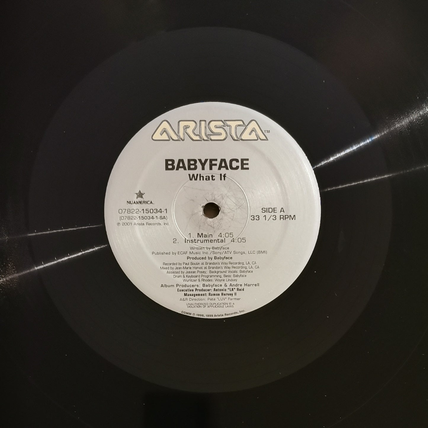 BABYFACE - What If / Lover And Friend