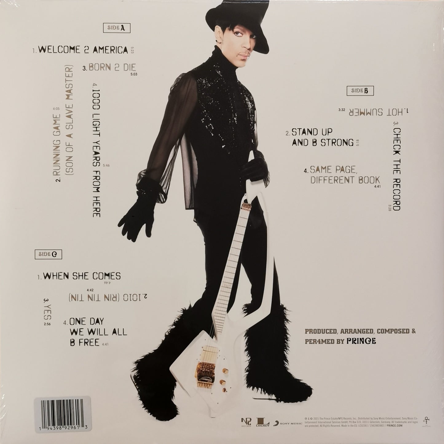 PRINCE - Welcome 2 America (Clear Vinyl)