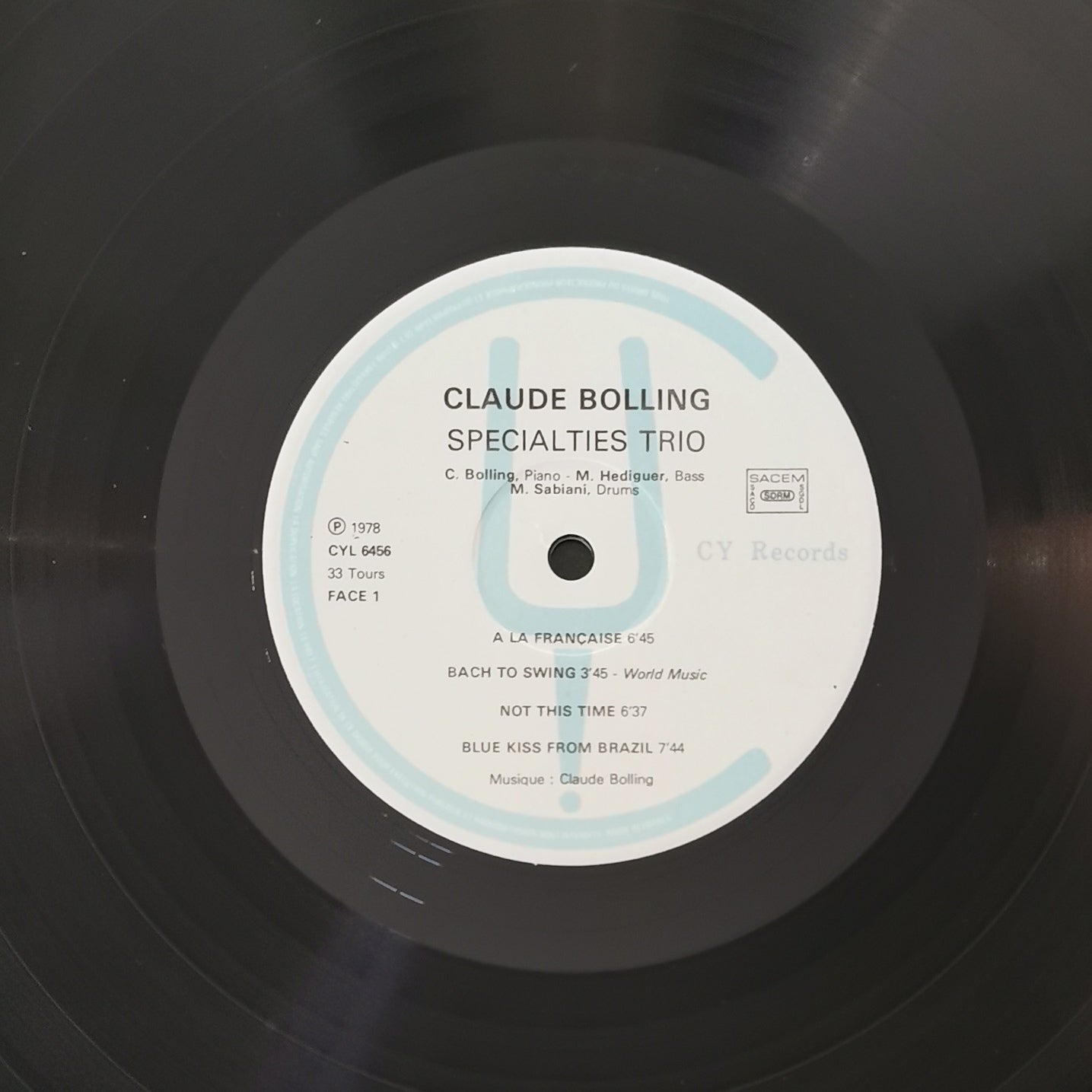 CLAUDE BOLLING - Specialties Trio