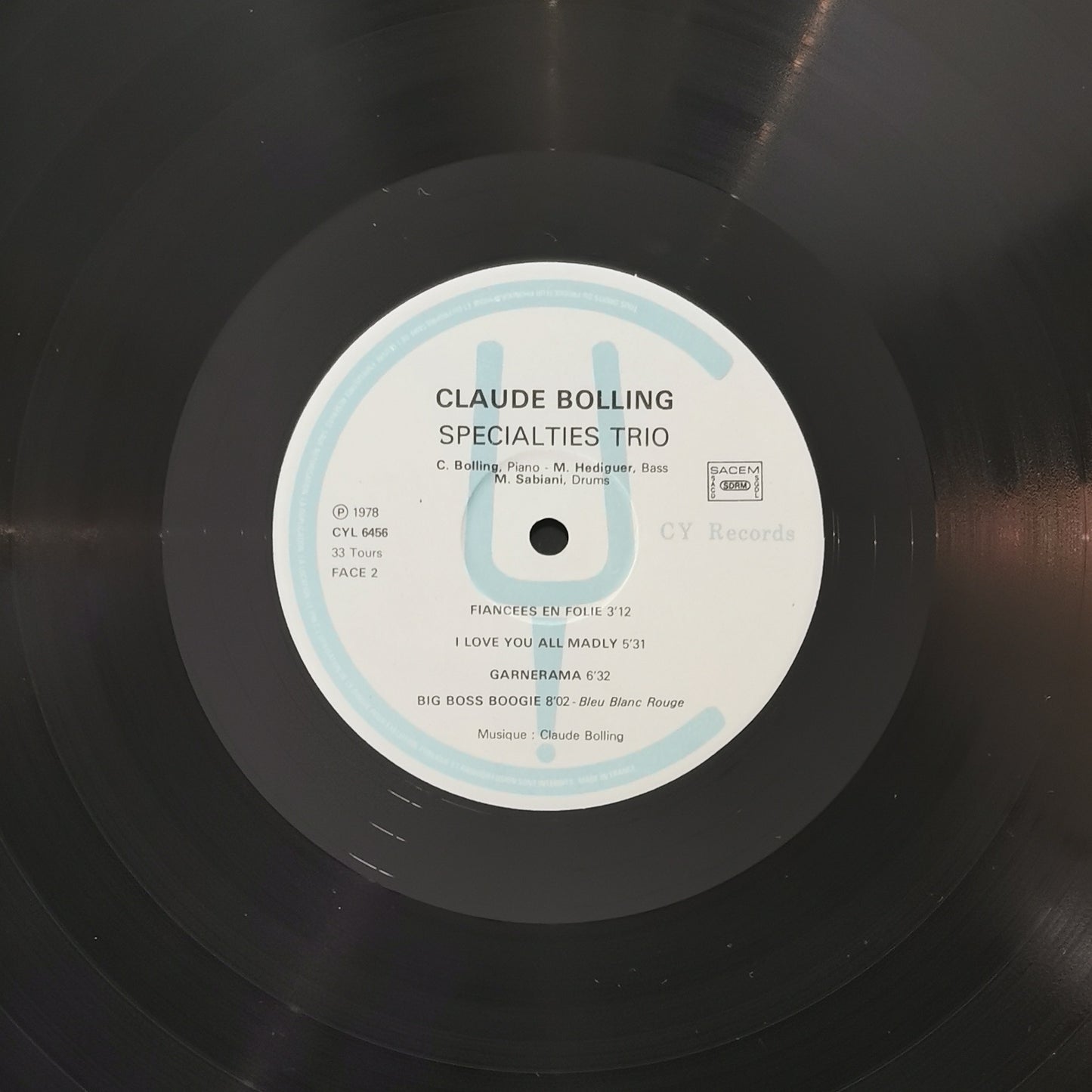 CLAUDE BOLLING - Specialties Trio