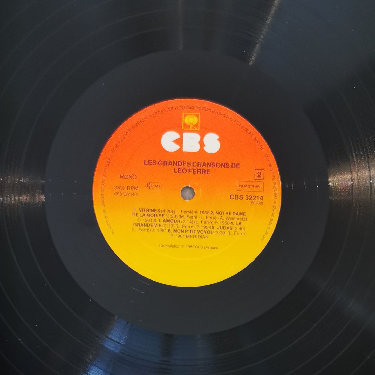 LEO FERRE - Les Grandes Chansons De Léo Ferré