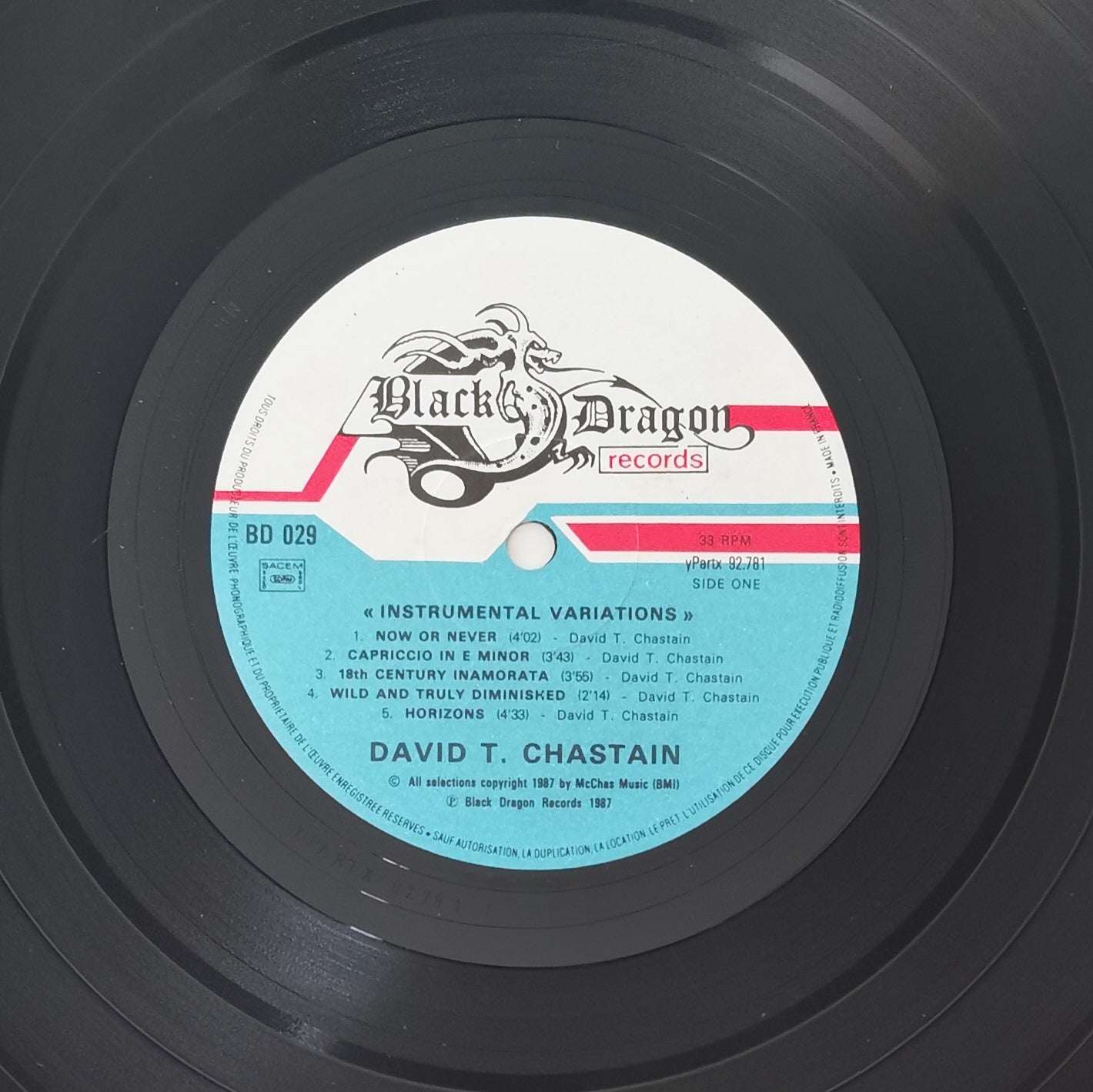 DAVID T. CHASTAIN - Instrumental Variations